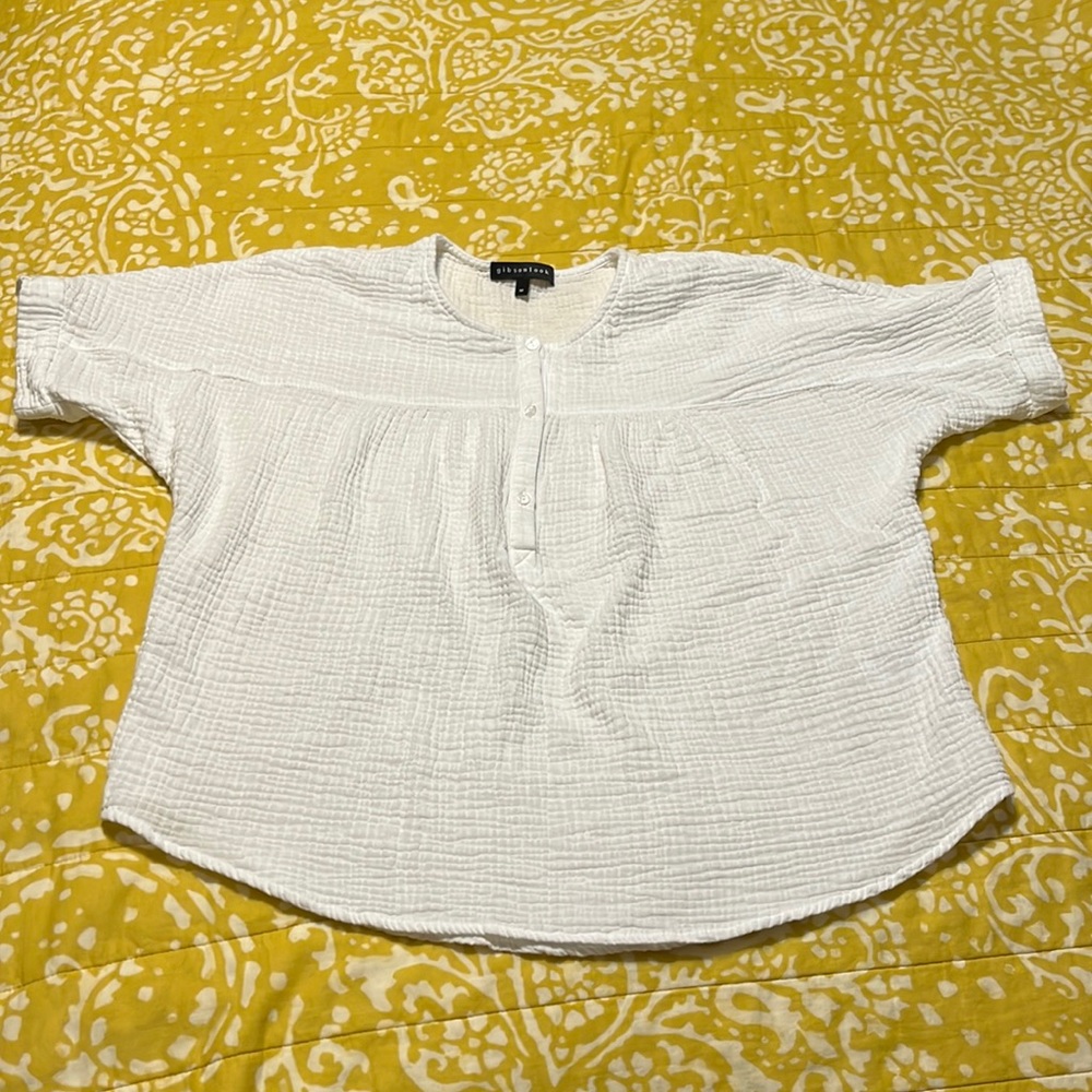Gibsonlook Cotton Gauze Henley